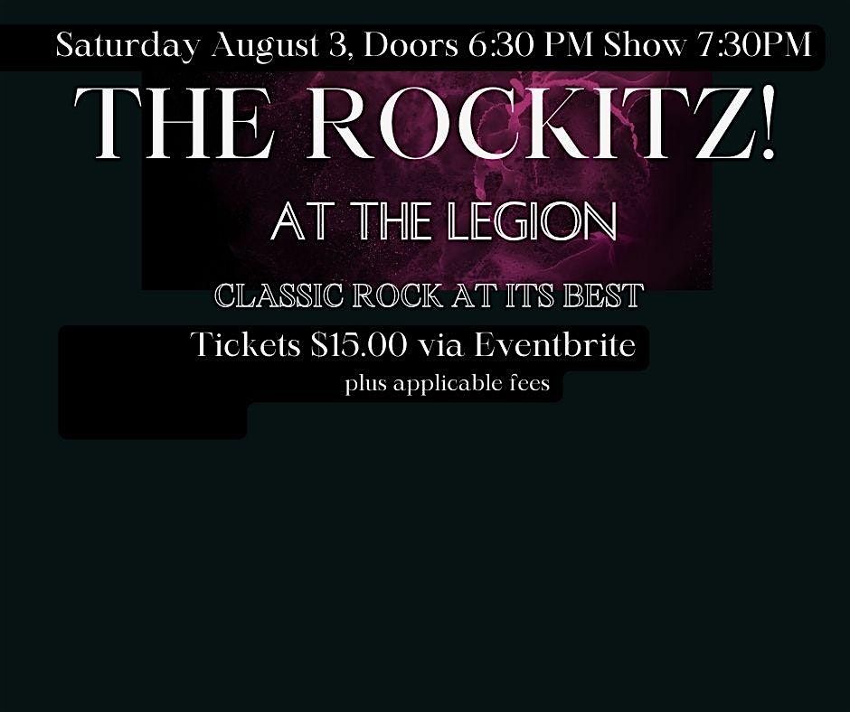 The RockitZ at the Legion, August 3, 2024