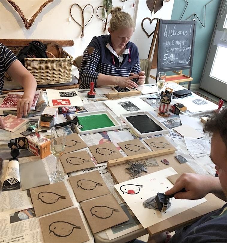 Christmas Cards & Gift Tags Lino Cut Workshop