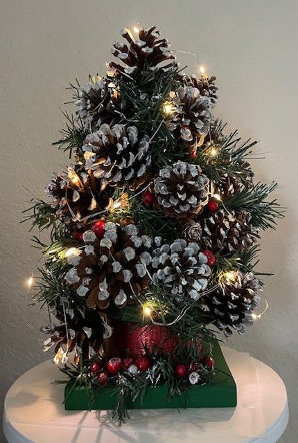 Make Your Own Pinecone Christmas Tree