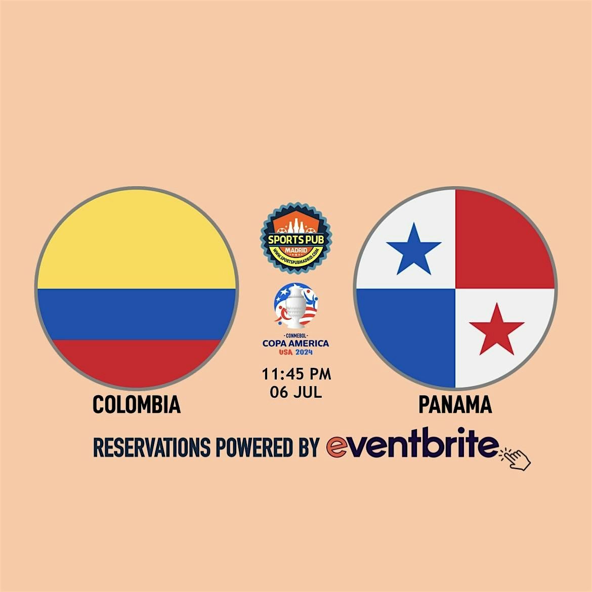 Colombia v Panama | Copa America - Sports Pub Madrid | Malasa\u00f1a