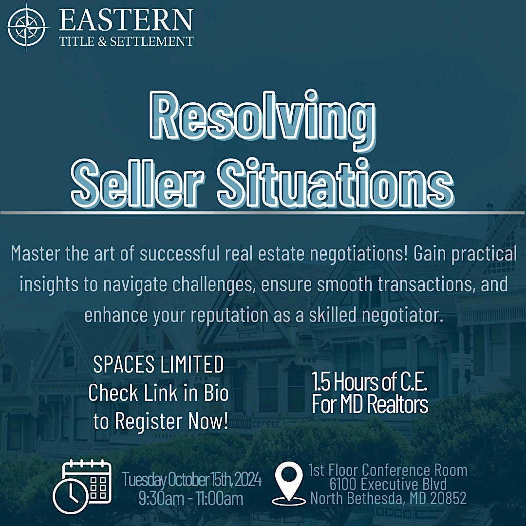 Resolving Seller Situations CE