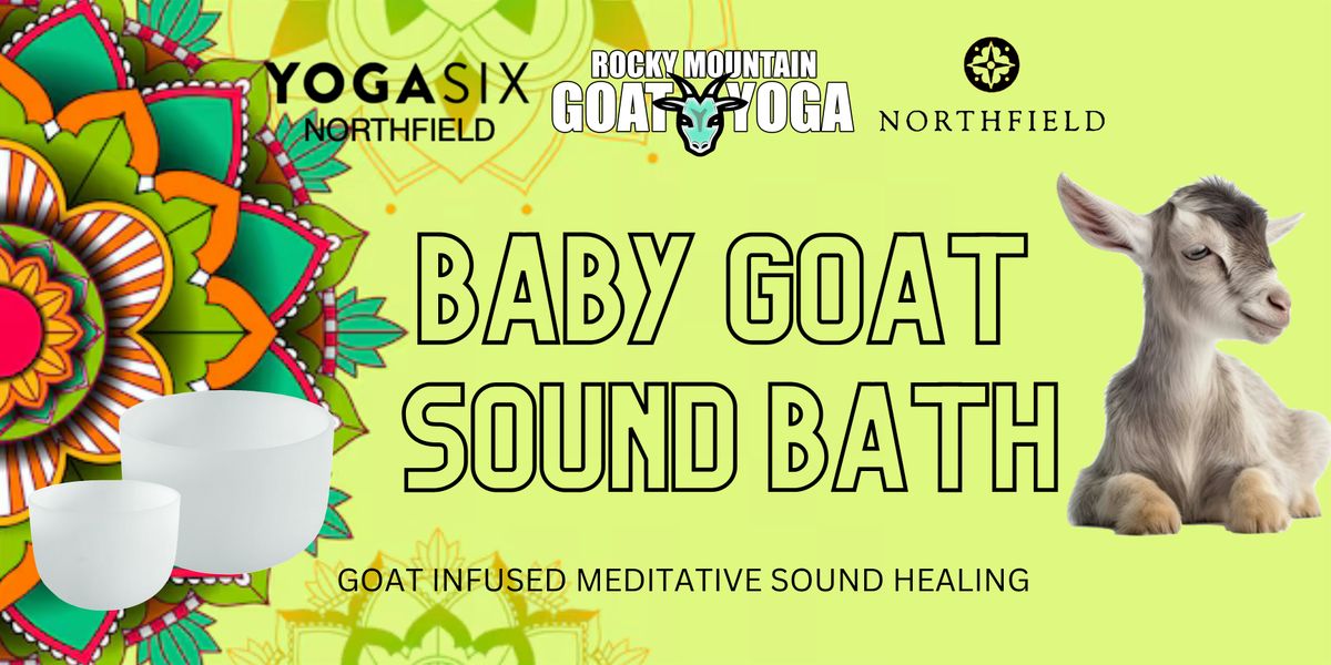 Baby Goat Sound Bath - December 26th (NORTHFIELD)