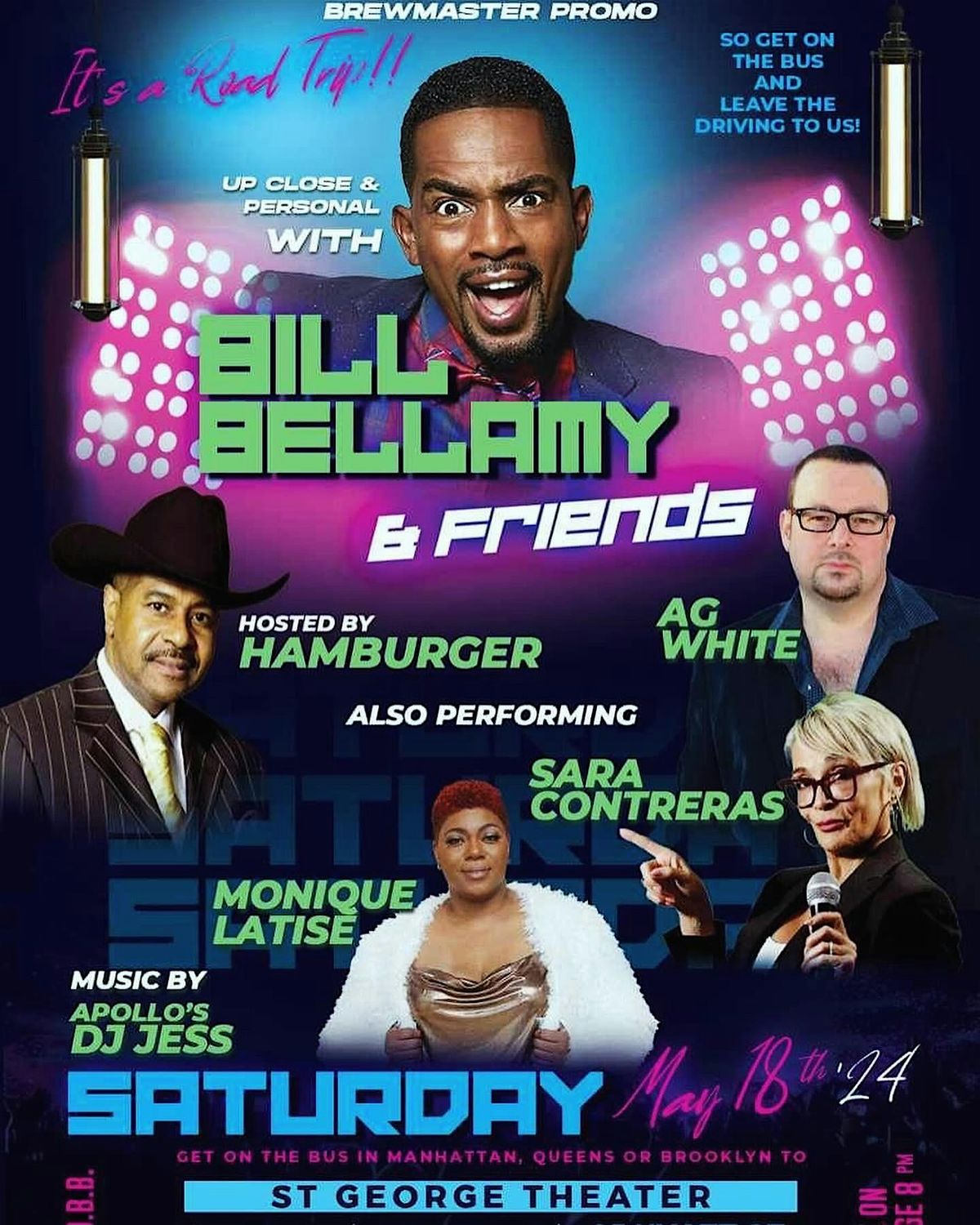 Class Action Prods Presents Mr Funny Man Bill Bellamy Up Close and Personal