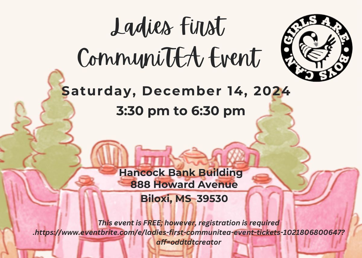 Ladies First: CommuniTEA Event