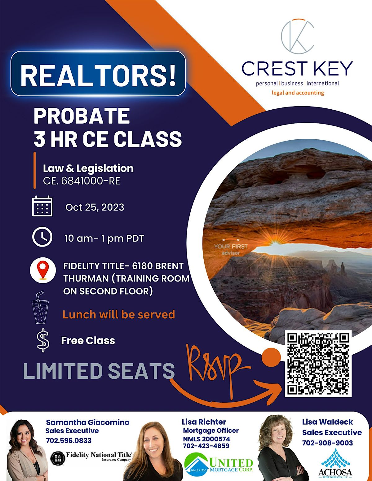 FREE NRED 3 Hours CE + Lunch - MASTER Probate 2