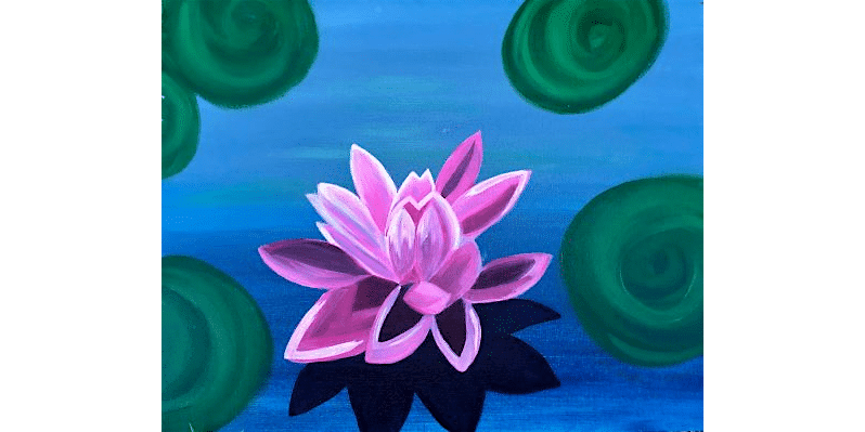 Serene Water Lilies - Paint and Sip in Sacramento | Classpop!\u2122