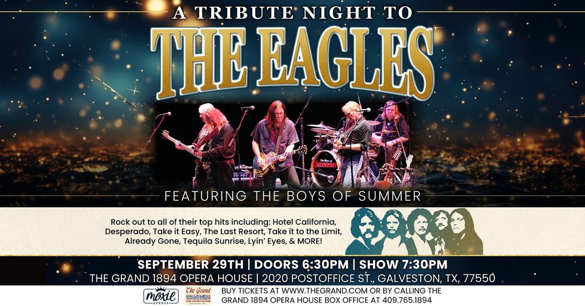 A Tribute Night to The Eagles - Galveston, TX