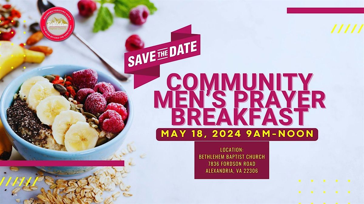 Community Men\u2019s Prayer Breakfast
