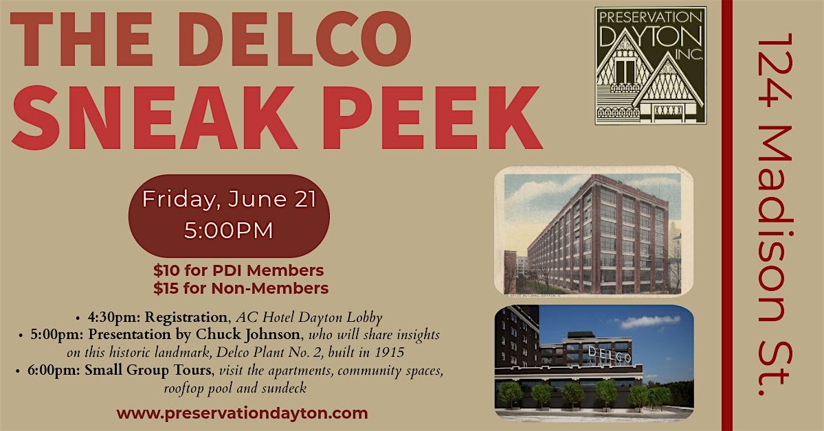 The Delco Sneak Peek Tour
