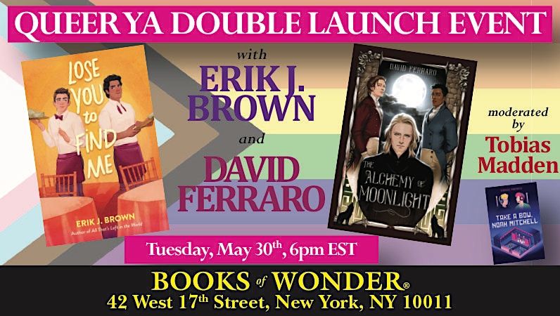 Queer YA Double Launch Event
