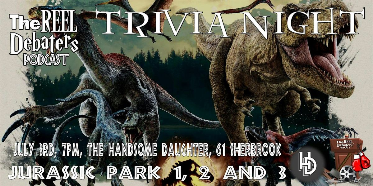 Jurassic Park Trivia Night with The Reel Debaters Podcast