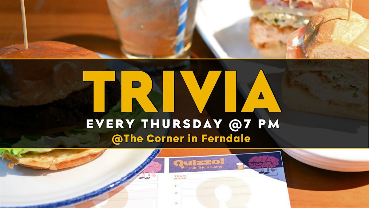 Weekly Trivia at The Corner