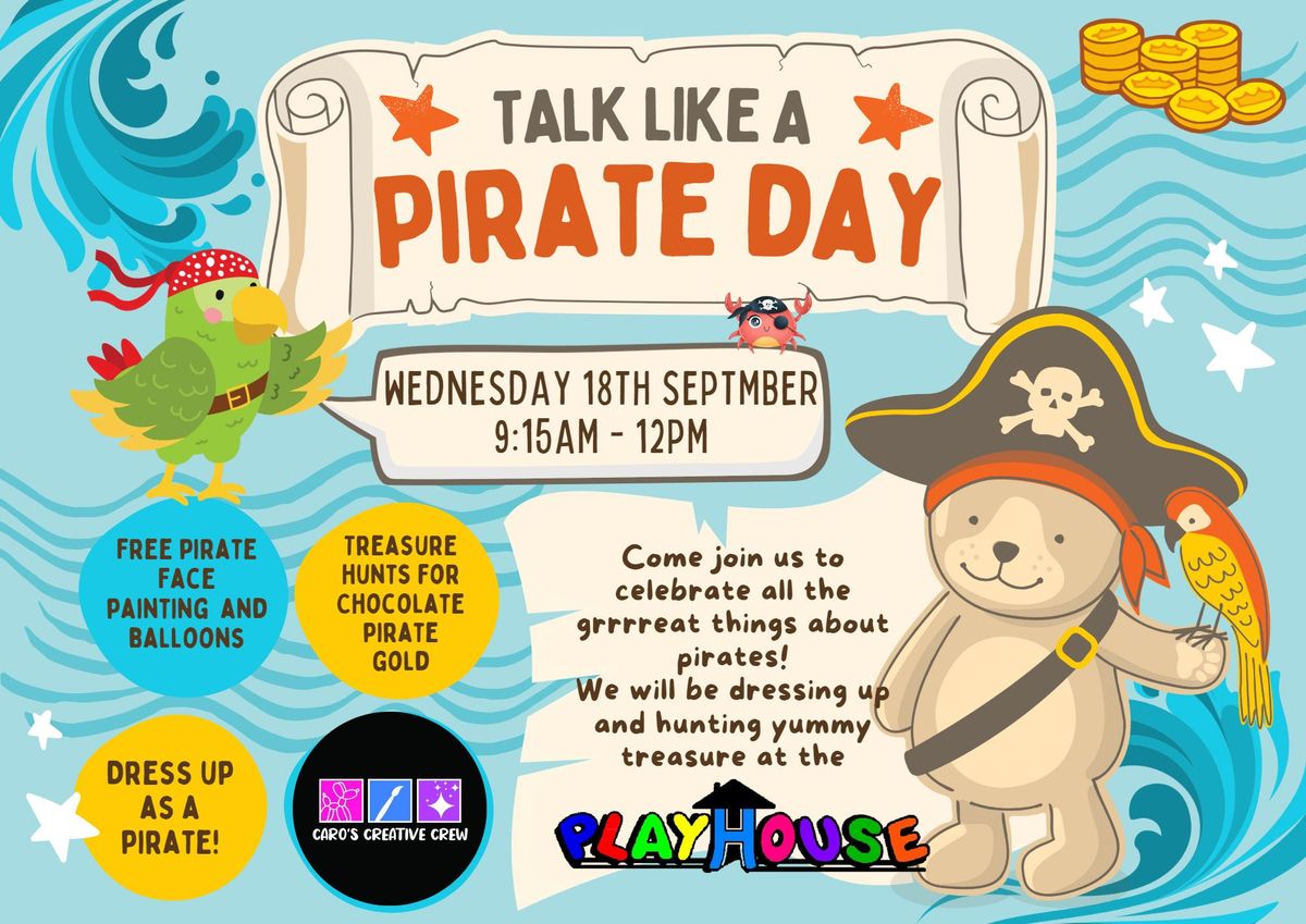 Talk Like A Pirate Day at the Devonport Playhouse