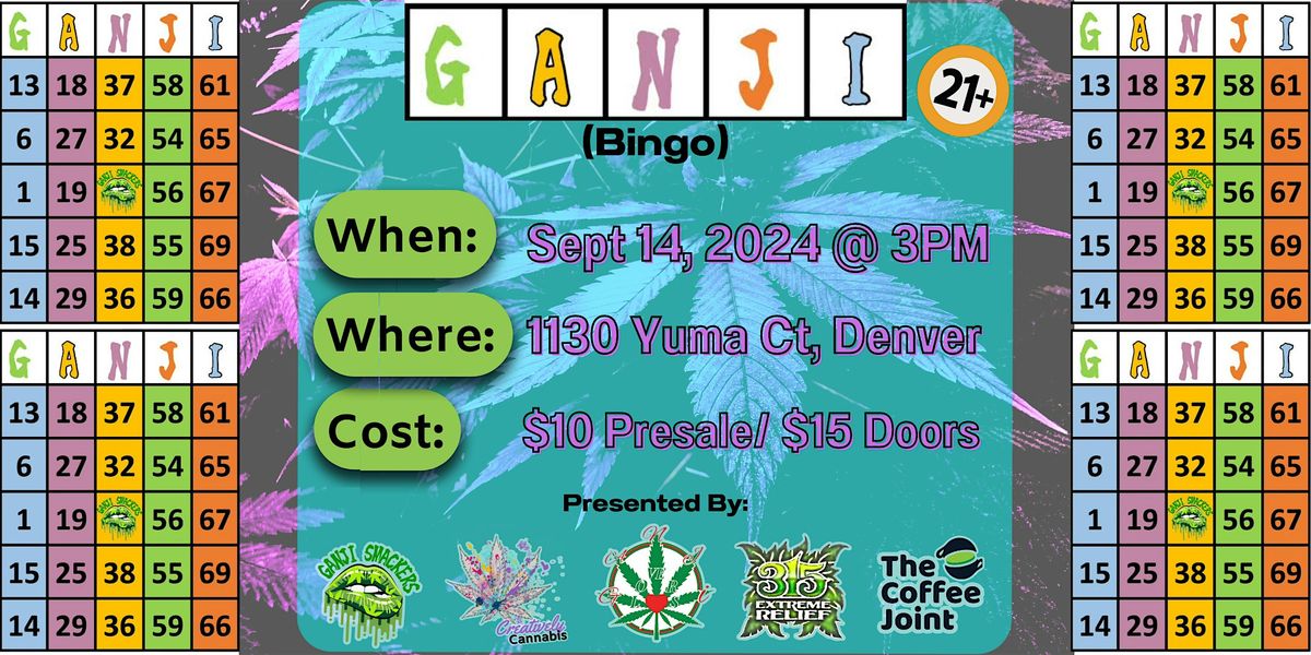 Ganji-Bingo: A 420-Friendly Bingo Event