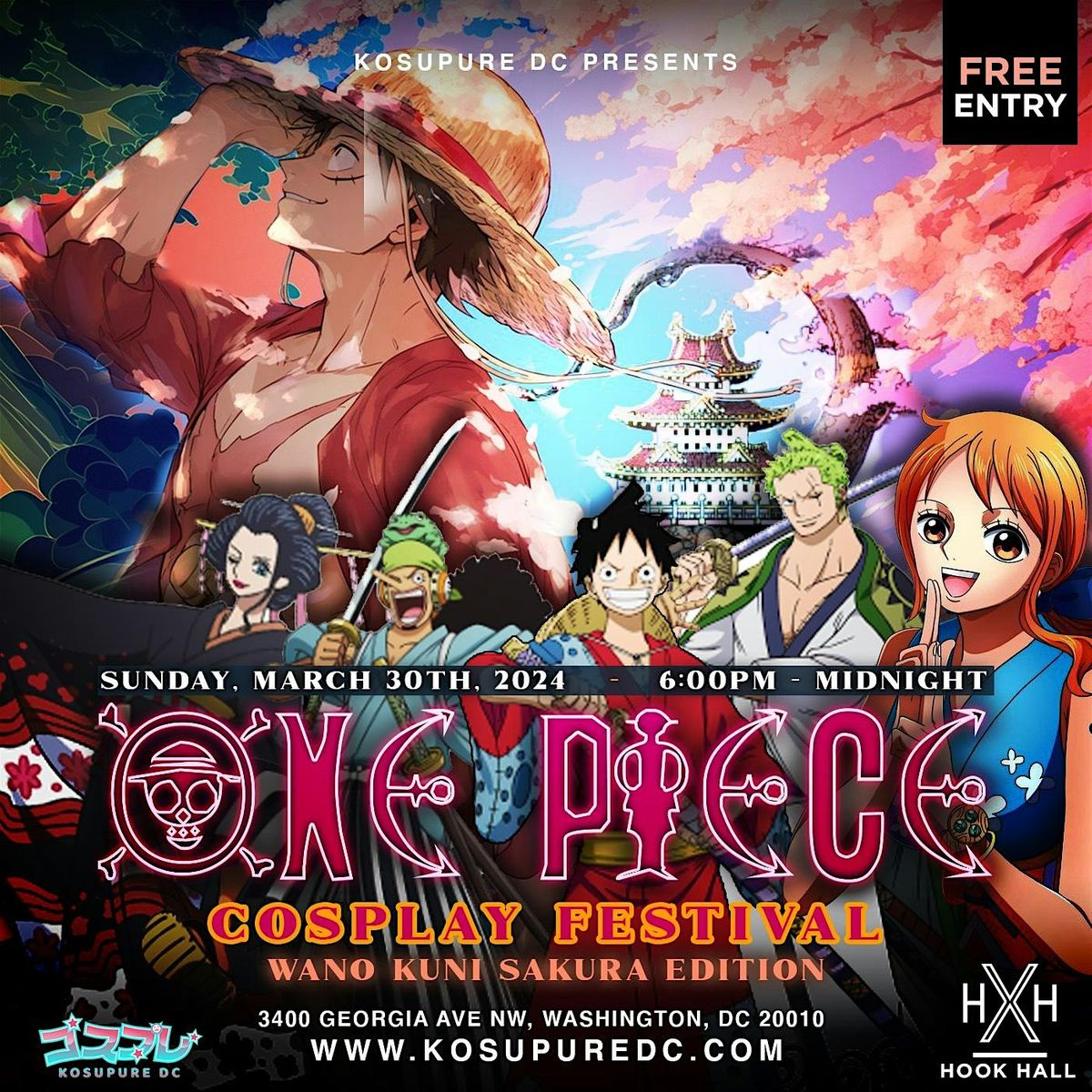Free One Piece Cosplay Festival!