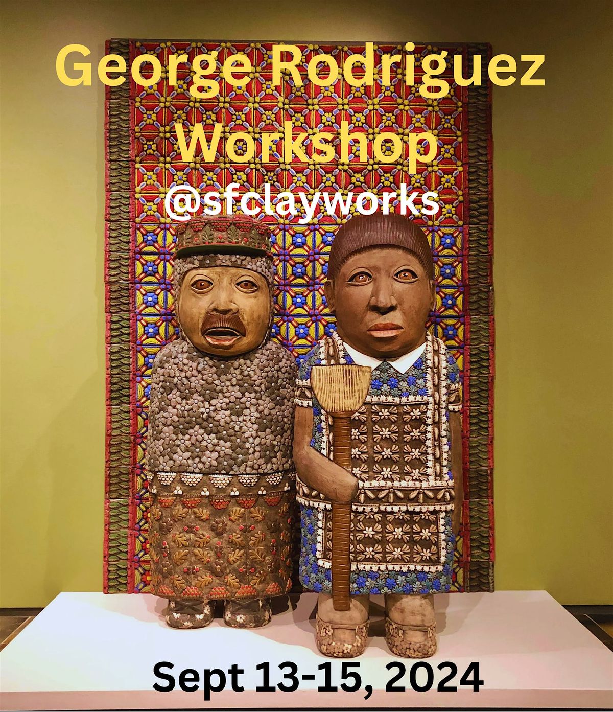 George Rodriguez Ceramics Sculptor Lecture\/ Workshop @sfclayworks