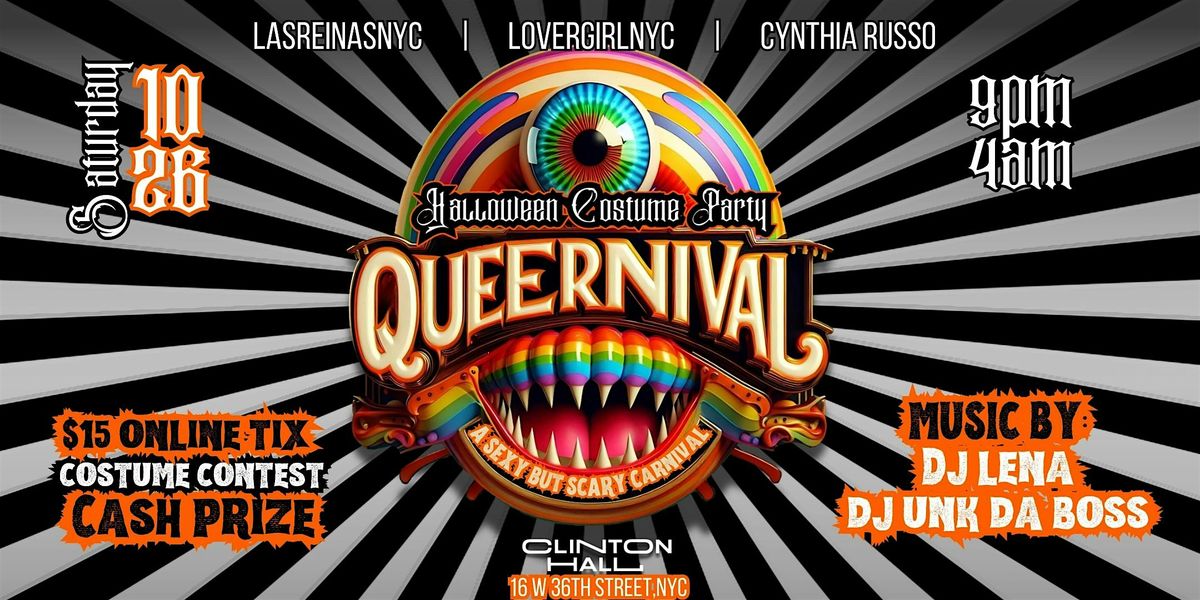 QUEERNIVAL "A SEXY BUT SCARY HALLOWEEN COSTUME PARTY