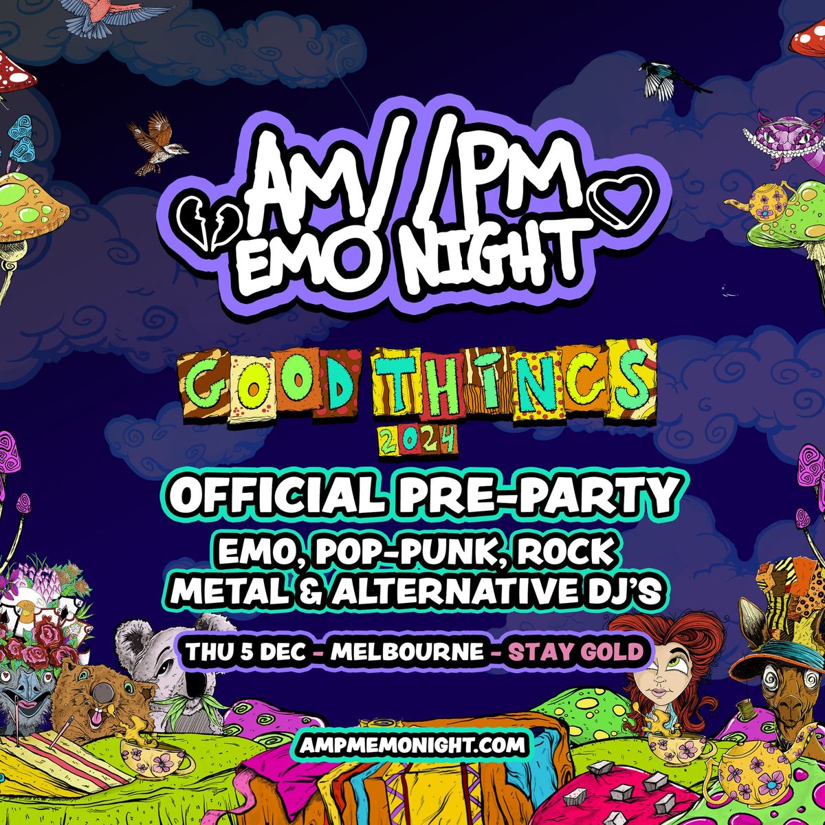 AM\/\/PM x Good Things Pre-Party \/\/ Melbourne