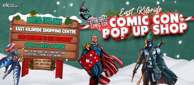 East Kilbride Comic Con Pop Up Shop