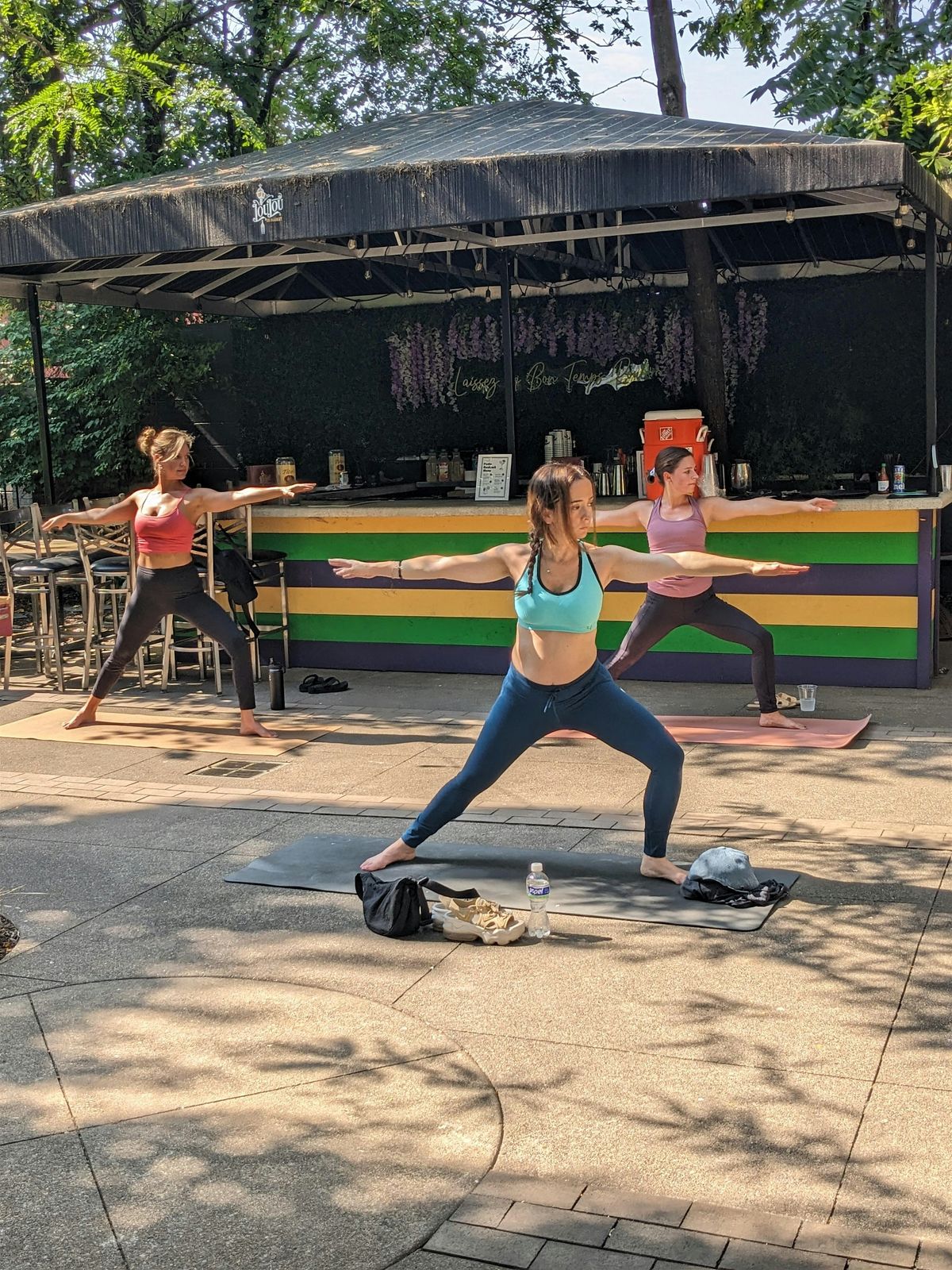 Yoga in the Courtyard