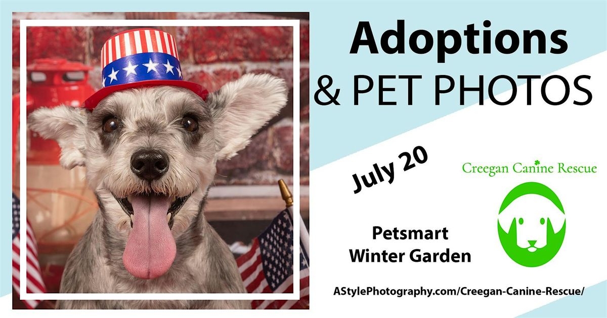 Adoption and Pet Photo Day with Creegan Canine Rescue