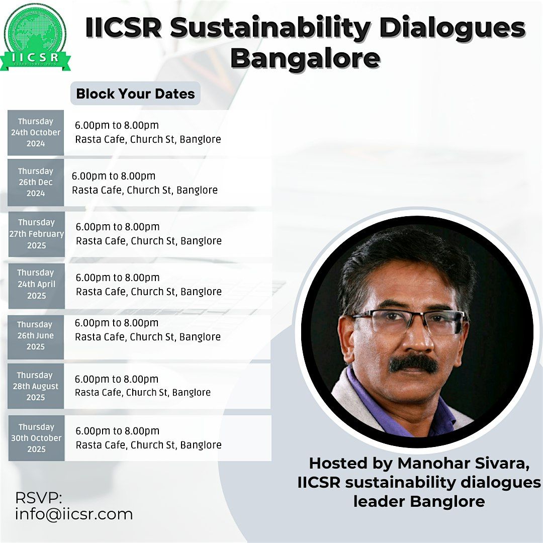 IICSR Sustainability Dialogues Bangalore