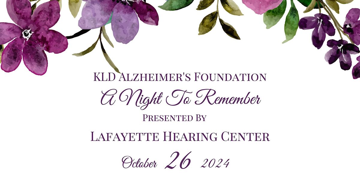 KLD Alzheimer's Foundation's 9th Annual A Night to Remember