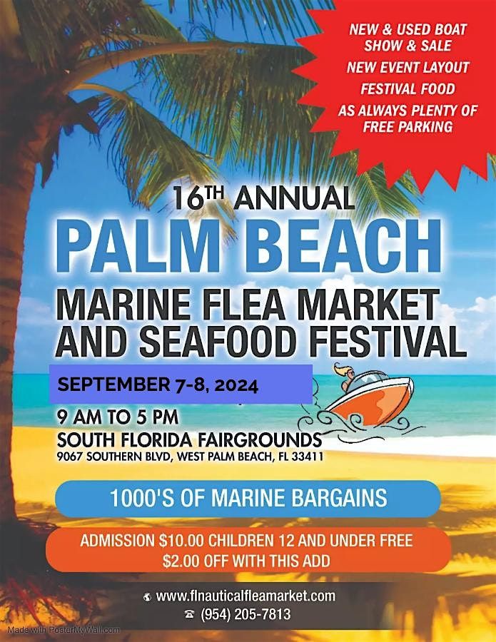 The Annual Palm Beach Marine Flea Market and Seafood Festival is Set