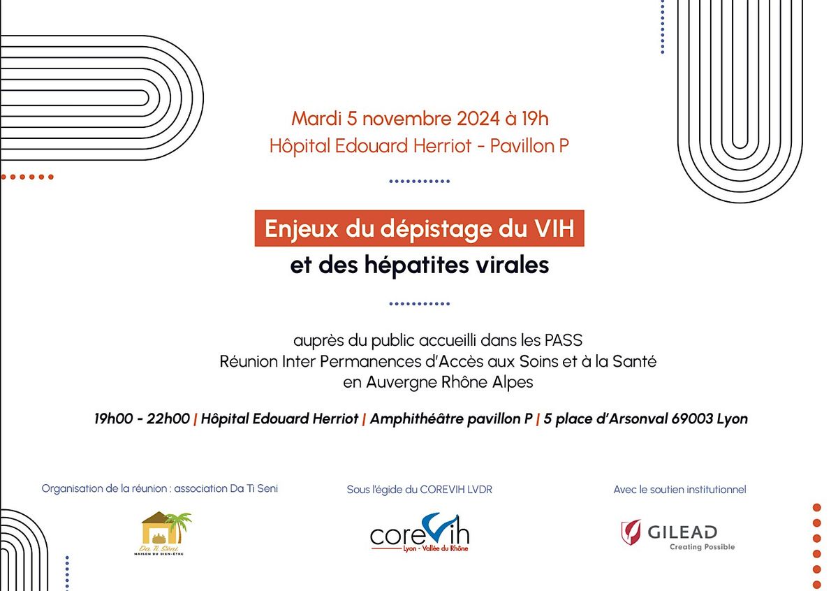 ENJEUX DU D\u00c9PISTAGE DU VIH ET DES H\u00c9PATITES VIRALES