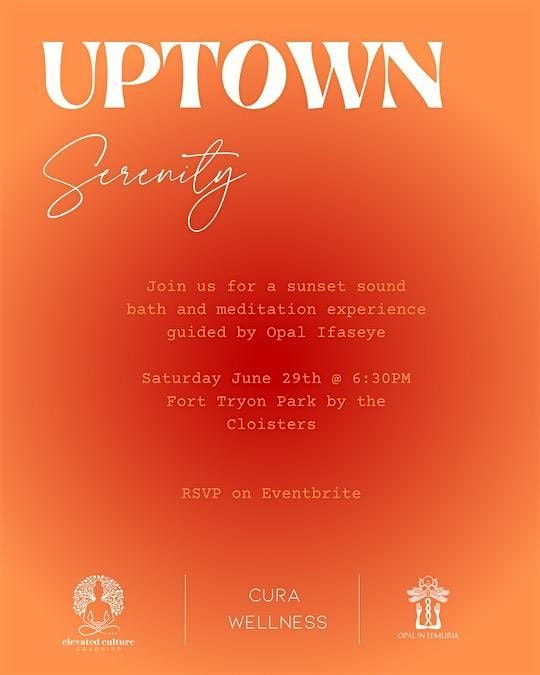 Uptown Serenity: Sound Bowl Meditation Experience