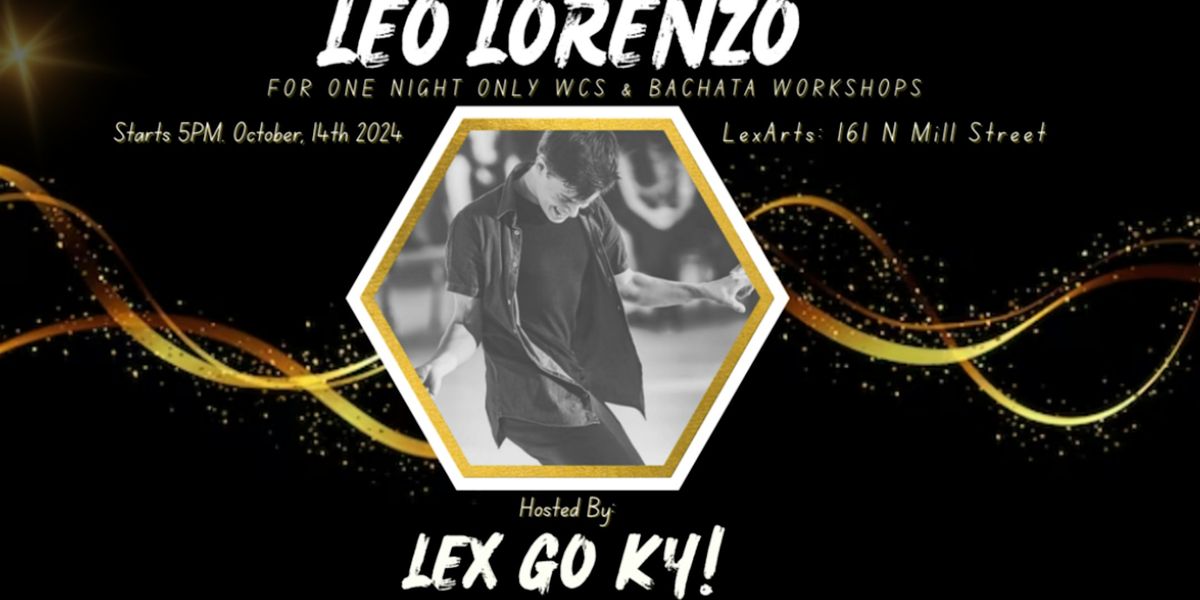 Leo Lorenzo Returns to Lexington, KY : WCS & Bachata Workshop + Dance Party