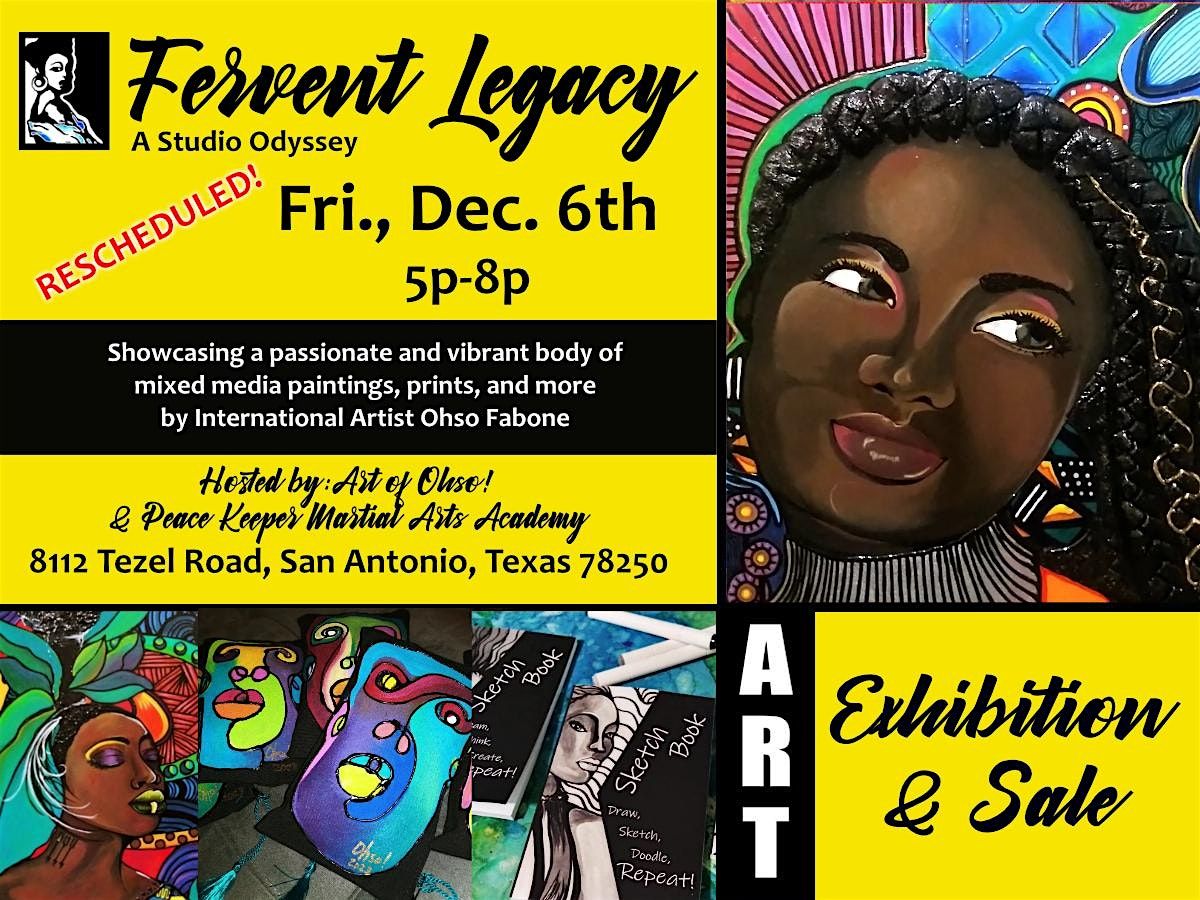 Fervent Legacy: A Studio Odyssey Art Exhibition & Sale