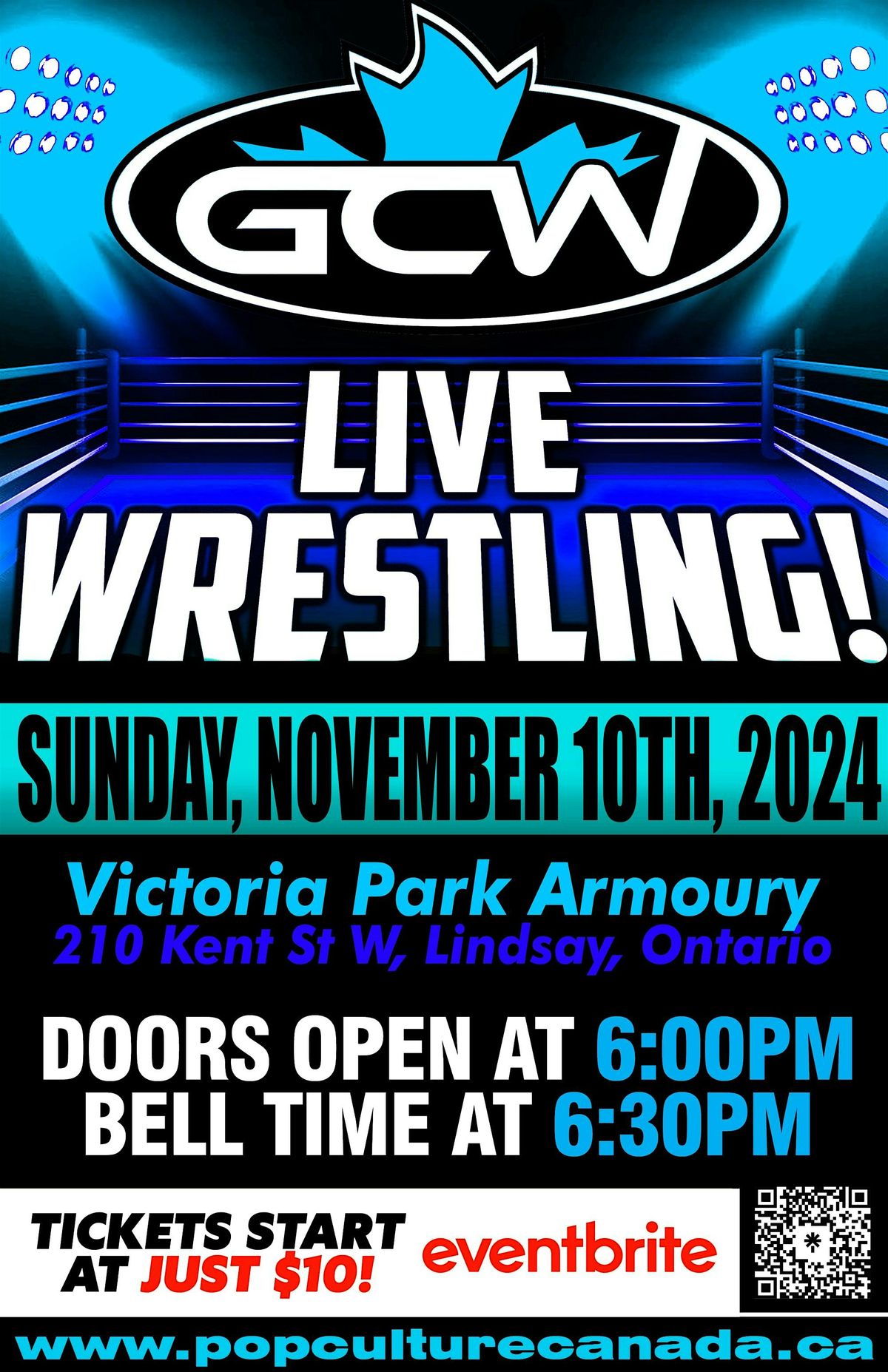 GCW : LINDSAY : NOVEMBER 10TH 2024 : LIVE WRESTLING