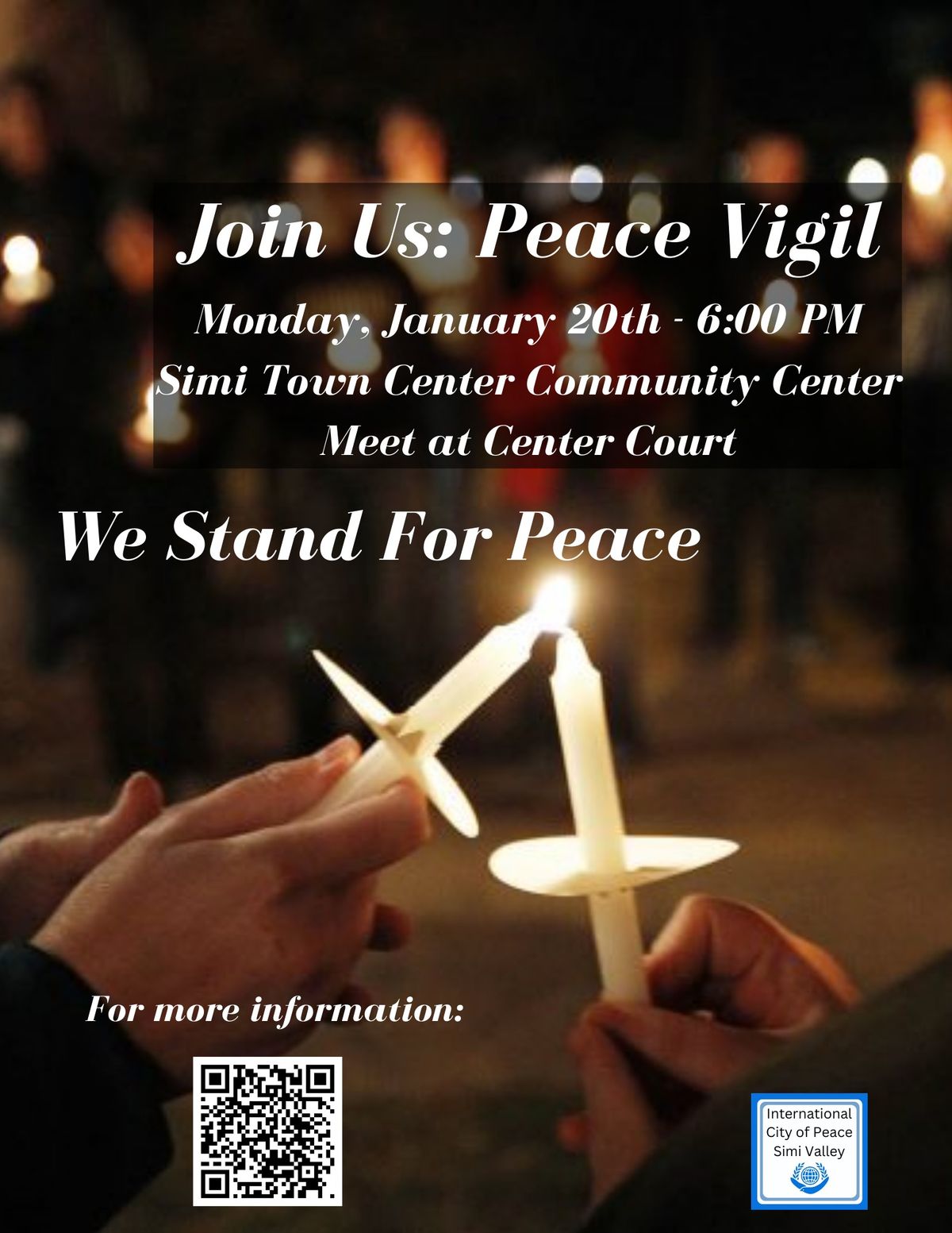 Candlelight Vigil for Peace