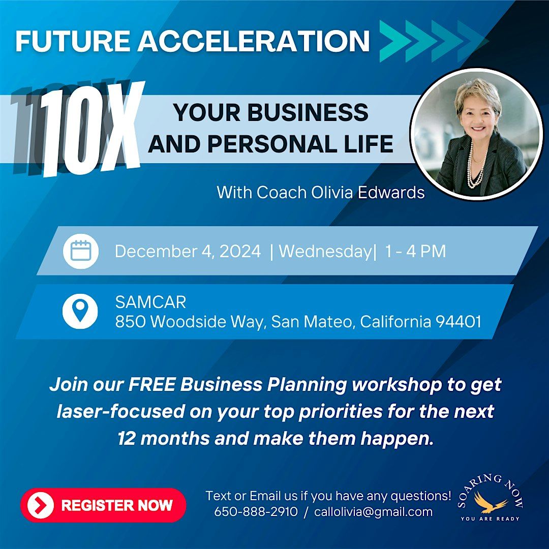 Future Acceleration >>> 10X Your Business and Personal Life