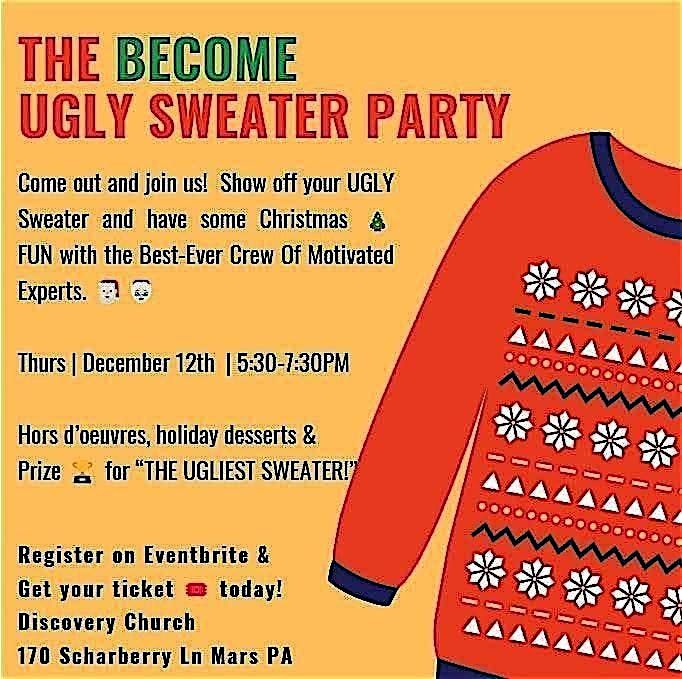 The BECOME Ugly Sweater Party