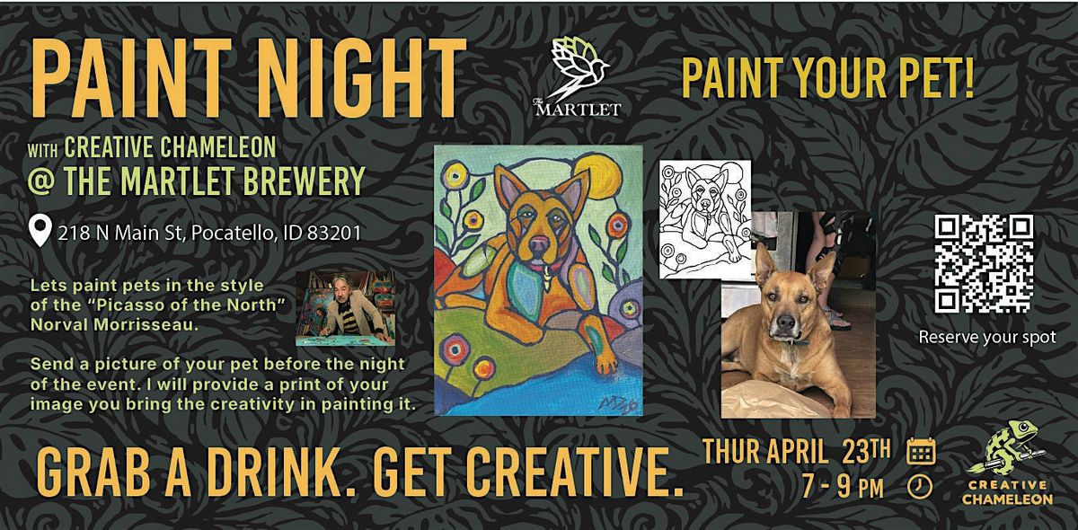 Paint your Pet at the Martlet