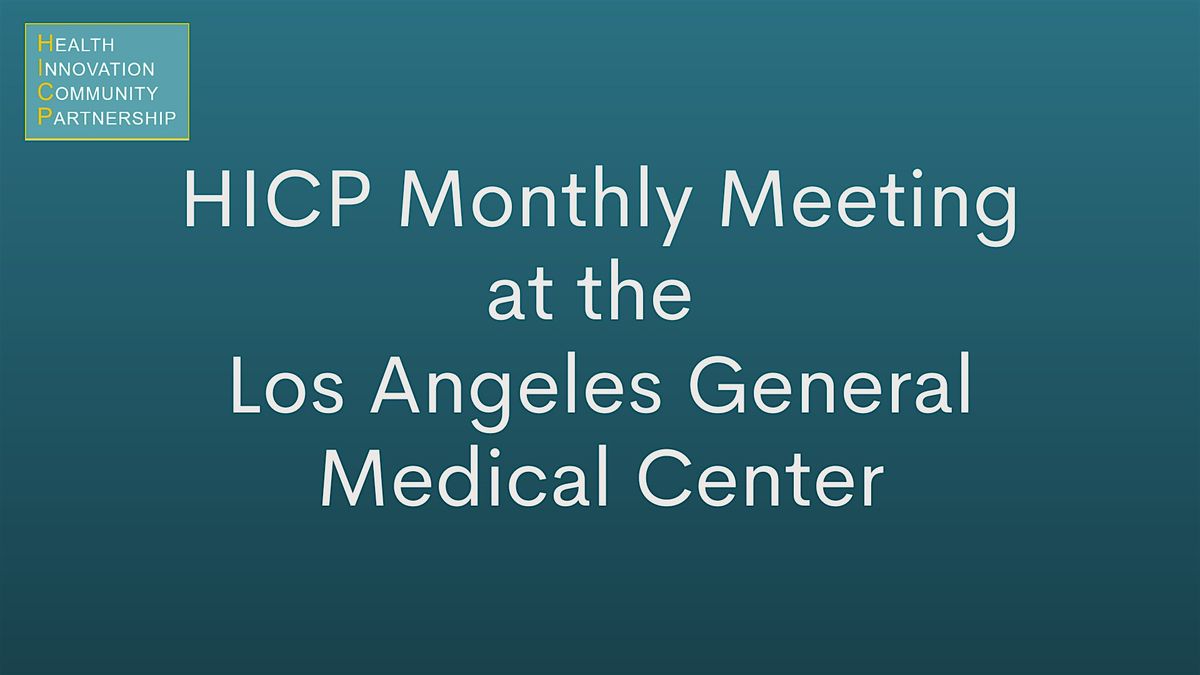 HICP Monthly Meeting - November 2024