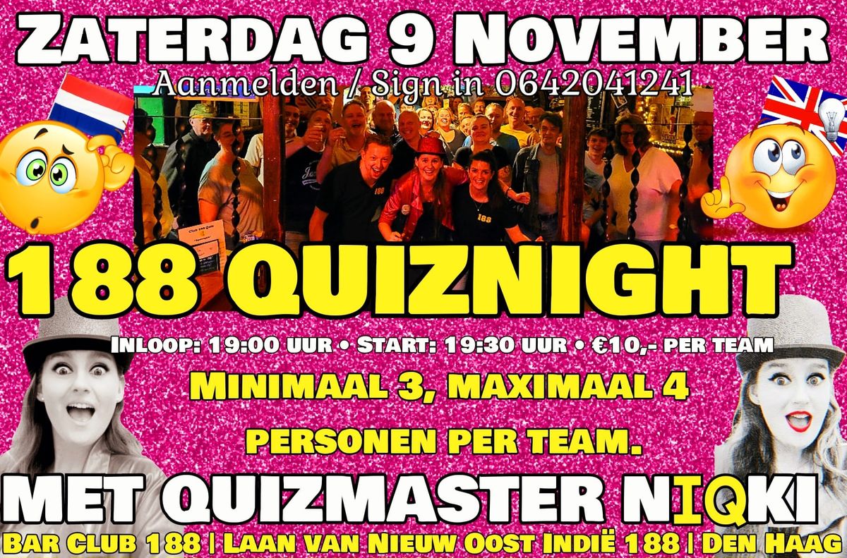 Quiznight in Bar Club 188