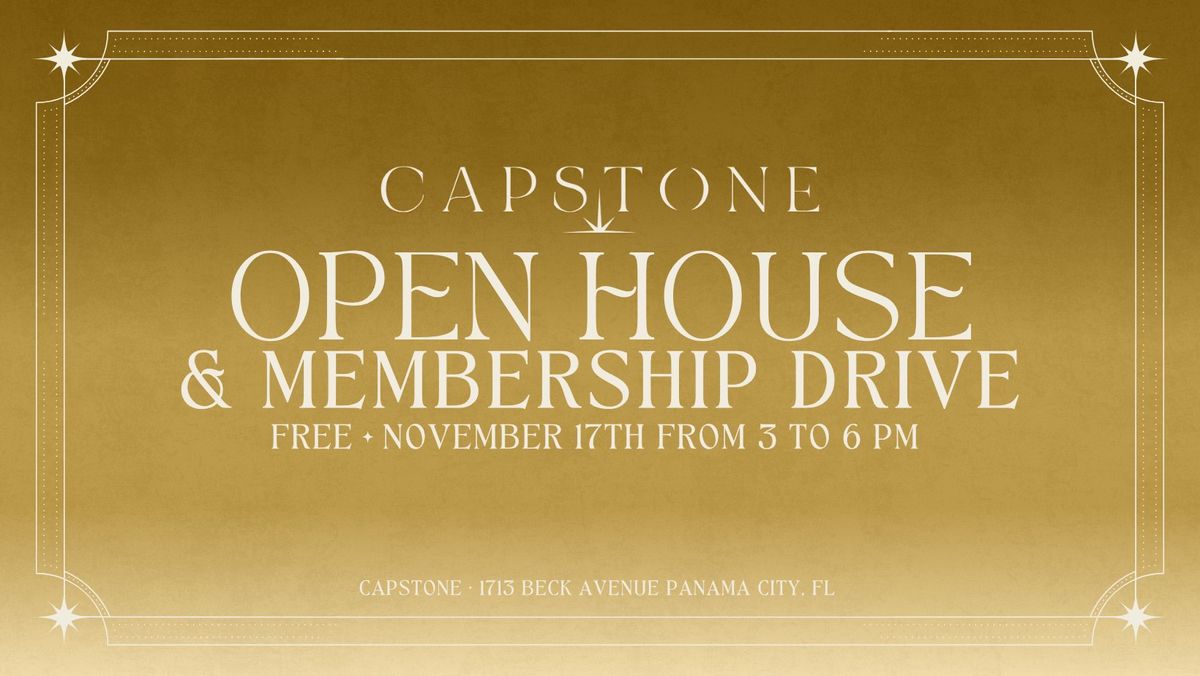 Open House & Membership Drive