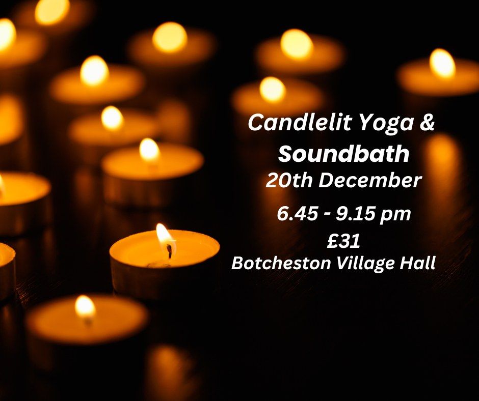 Candlelit Yin Yoga & Relaxing Sound Bath