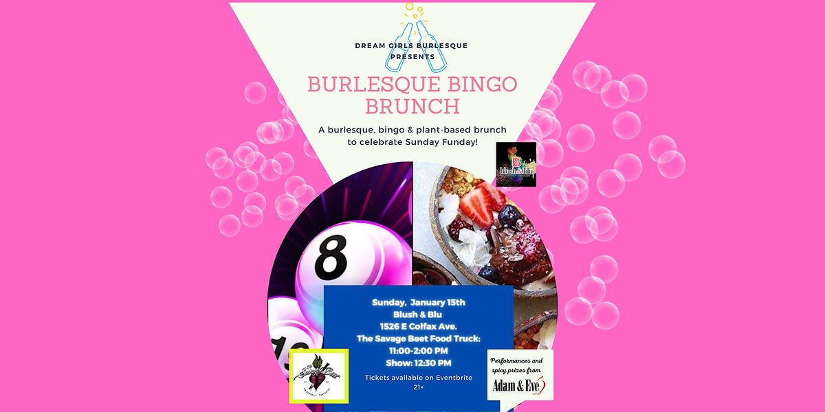Burlesque Bingo Brunch, Blush & Blu, Denver, 15 January 2023