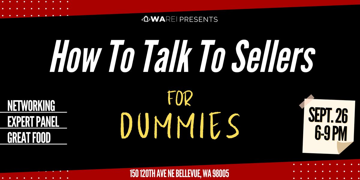 WAREI Monthly Meet Up | How to Talk to Sellers