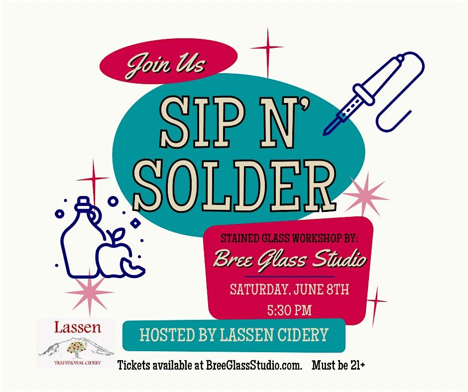 JUNE 8th Sip N\u2019 Solder