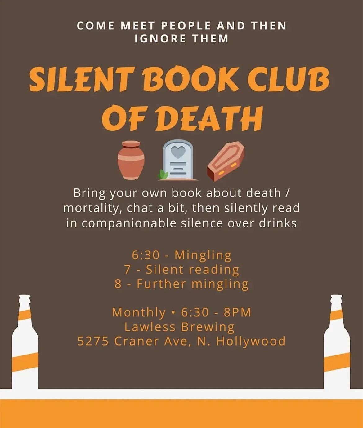 Silent Book Club of Death - March 2023