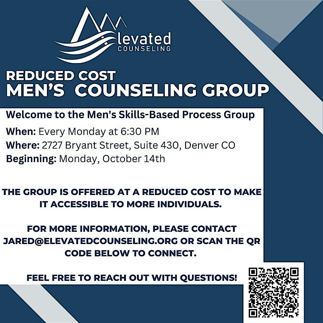 Reduced Cost Men\u2019s  Counseling Group