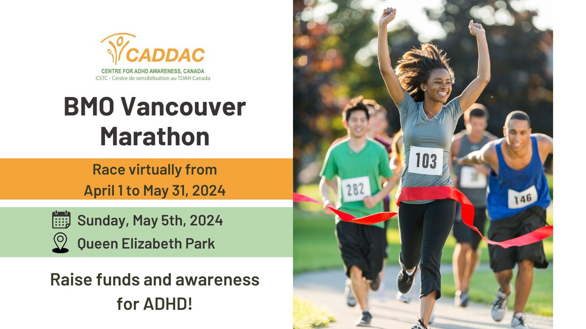 Run for ADHD Awareness - BMO Vancouver Marathon