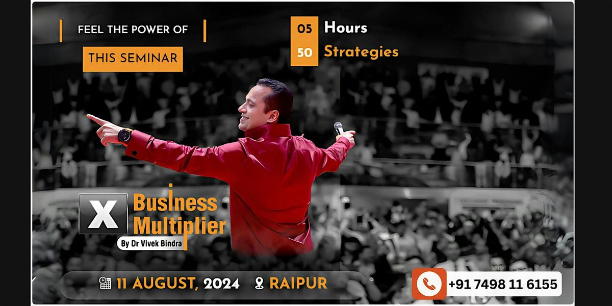 Bounce Back Event By Dr. Vivek Bindra In Raipur