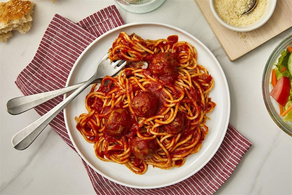 UBS IN PERSON Cooking Class: Classic & Comforting Spaghetti & Meatballs