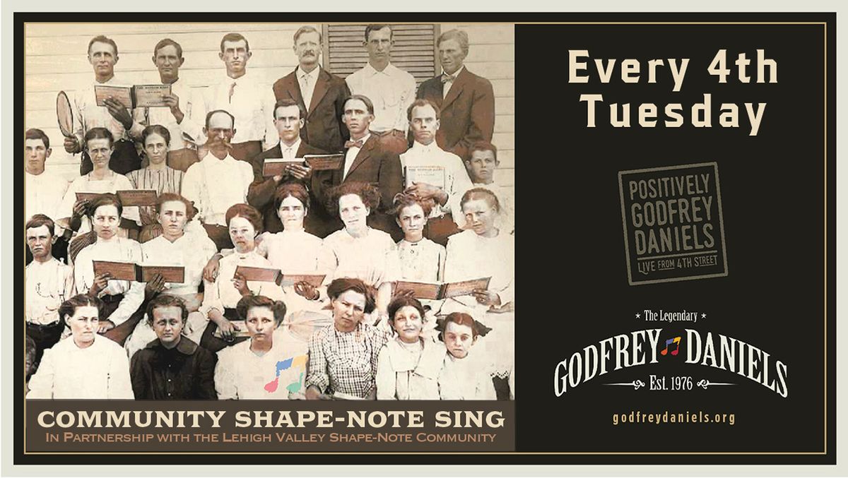 \ud83c\udfb6 Fourth Tuesday Free Community Shape-Note Sing (South Side)